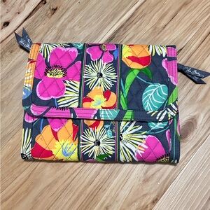 Vera Bradley JAZZY BLOOMS Jewelry Folio Cloth Travel Case Organizer